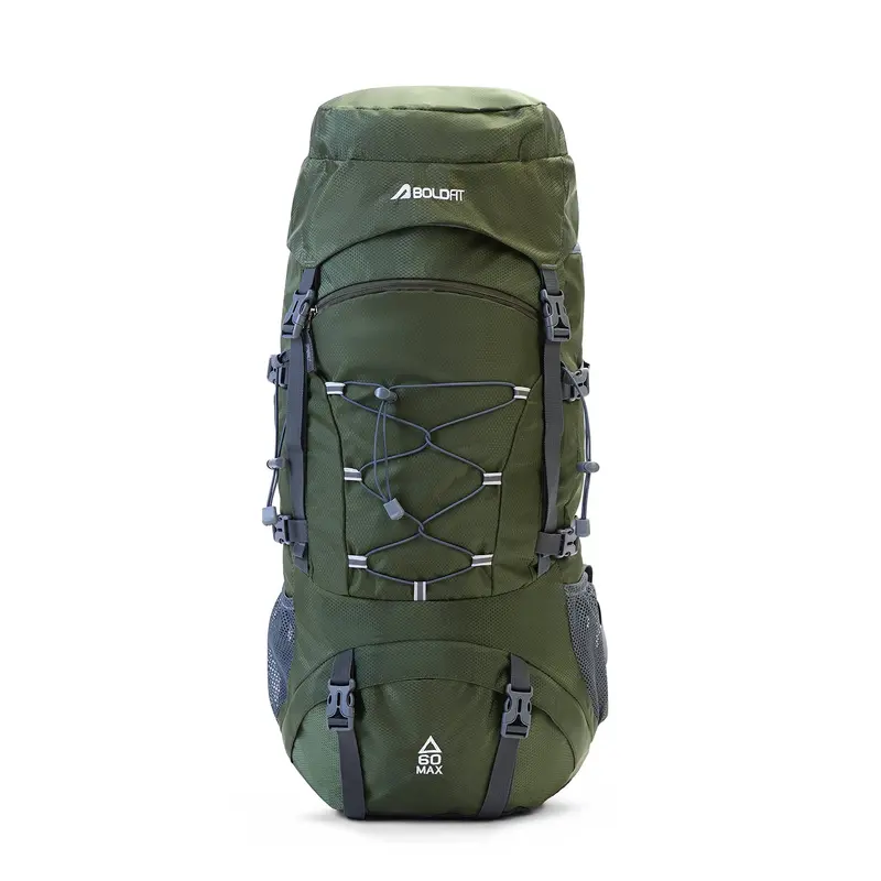 Summit Pro Rucksack 60L - Army green Boldfit | Kibi Sports