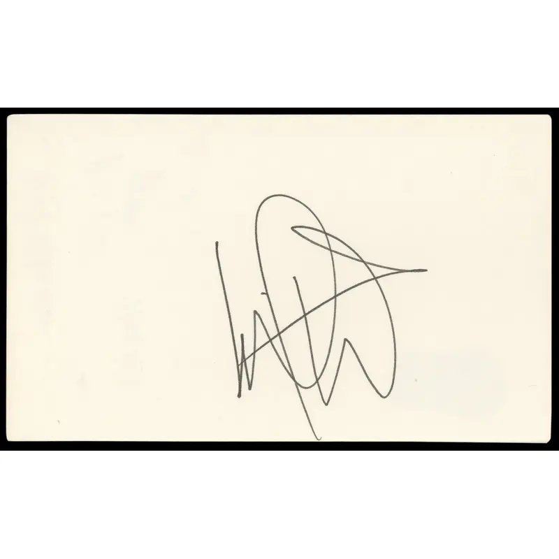Will Wheaton Stand By Me Authentic Signed 3x5 Index Card BAS #BM58637
