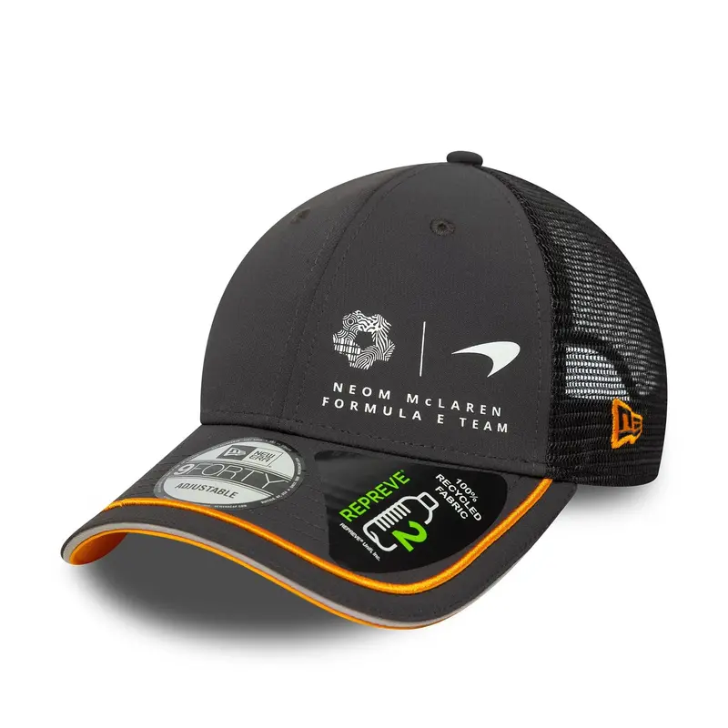Repreve Replica Neom McLaren Formula E Team Dark Grey 9FORTY Adjustable Cap