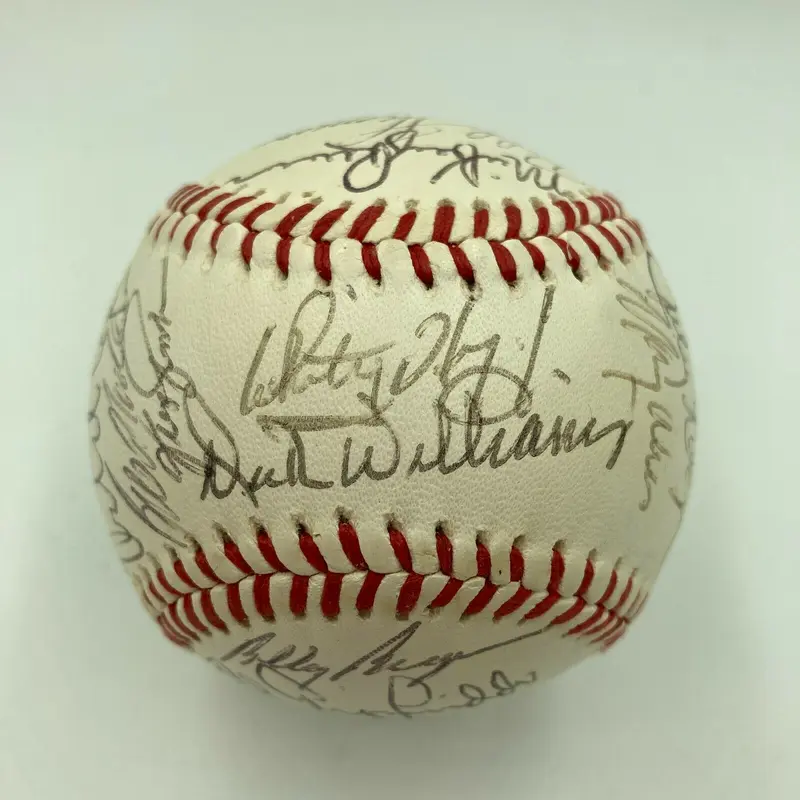 Dick Williams Orlando Cepeda Baseball Legends Signed Baseball 27 Sigs