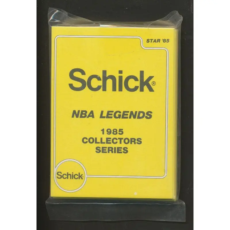 1985 Star Basketball Schick Legends Complete Set