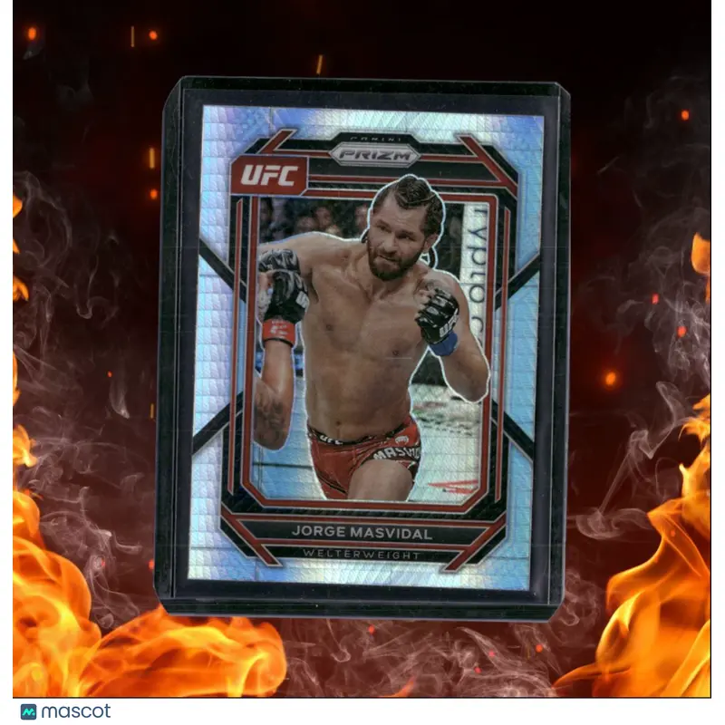 2023 Panini Prizm UFC Jorge Masvidal Hyper Prizm (A) #189