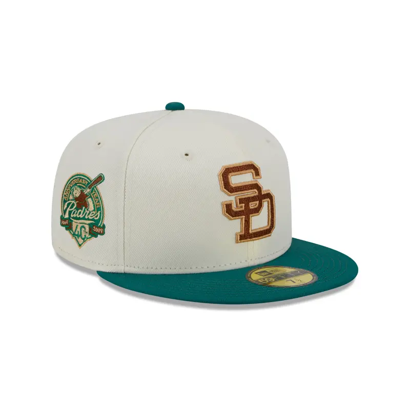 New Era - 59Fifty Fitted Cap - CAMP - San Diego Padres 49th Anniversary - White/Green