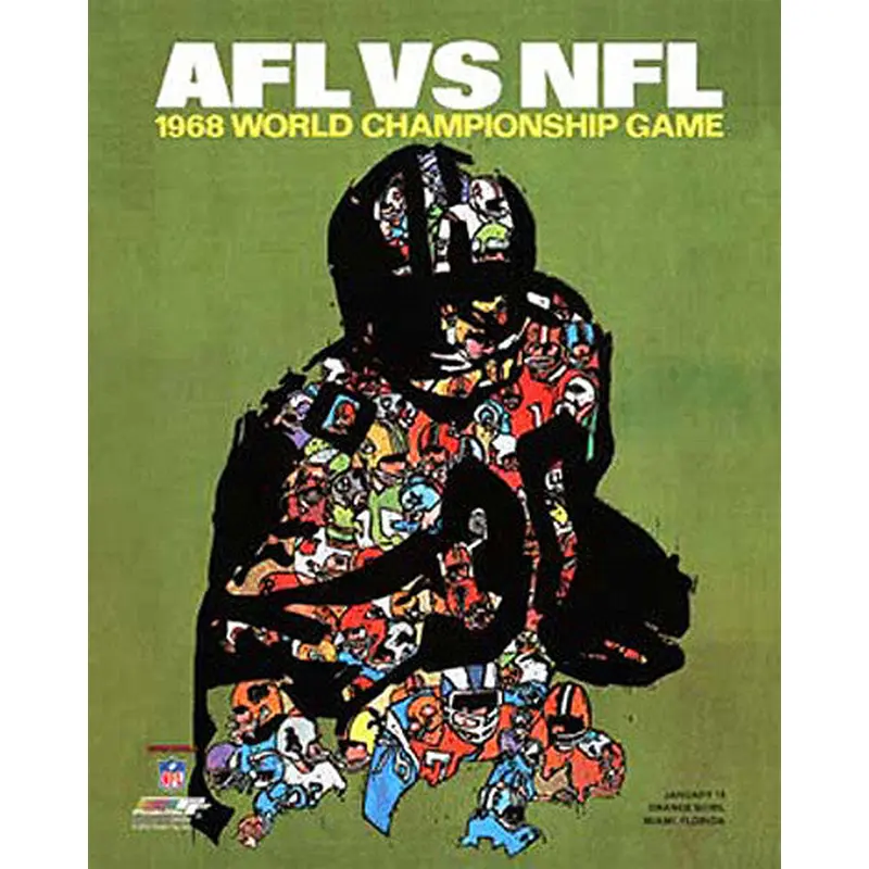 Super Bowl II (1968) Event Poster Official Premium Reprint - Photofile 20x24 Edition