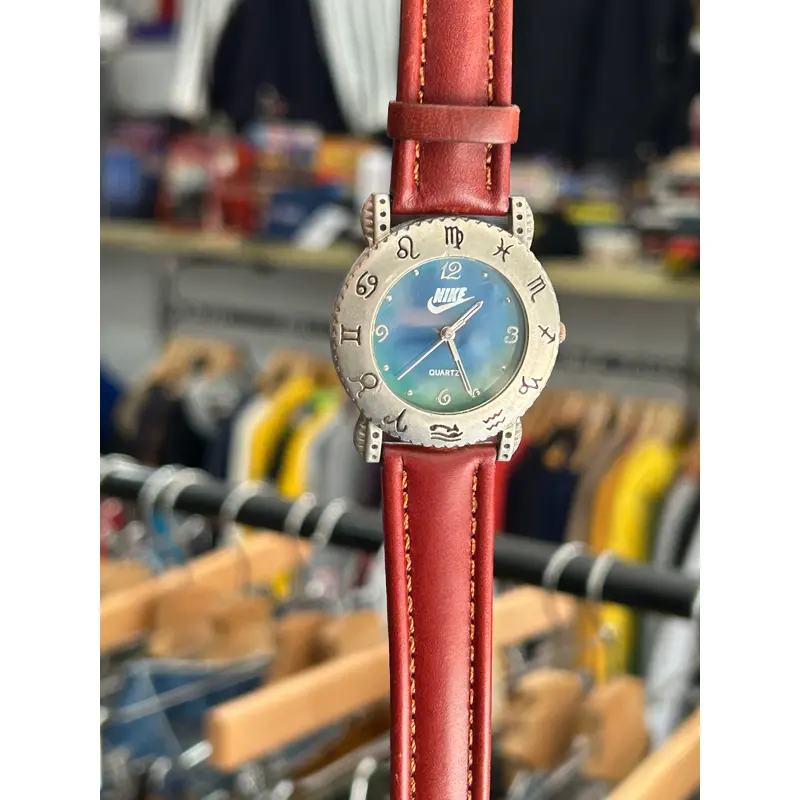 Vintage 90s Nike Zodiac Astrology Color Changing Dial Quartz Watch