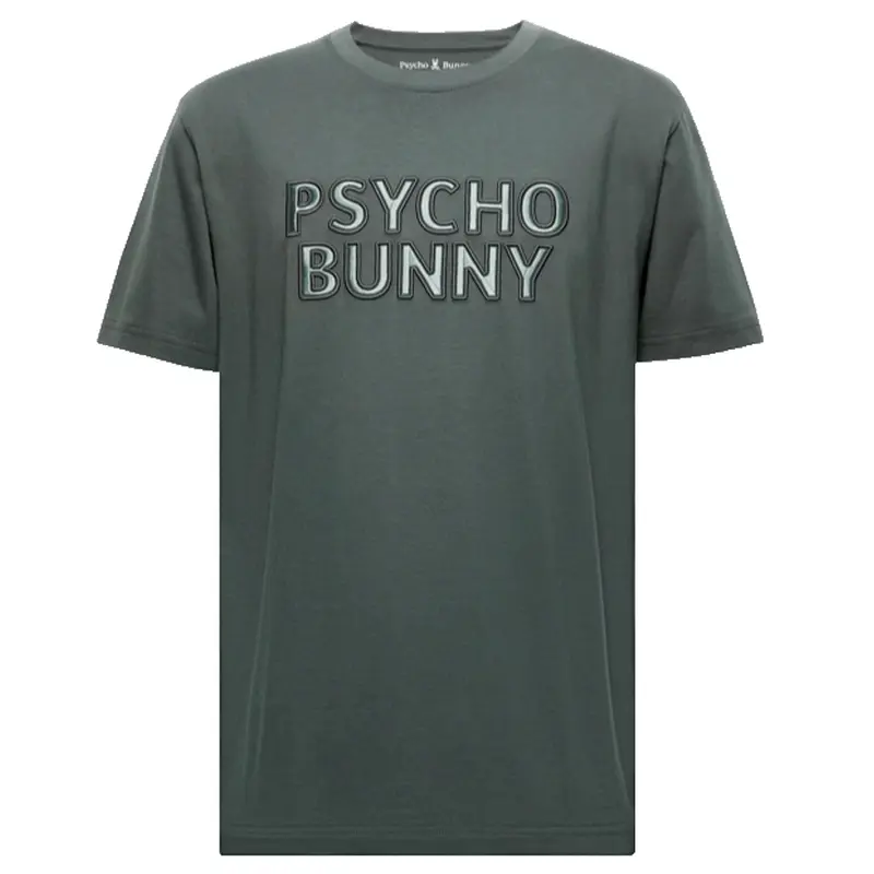 PSYCHO BUNNY T-SHIRT MEN B6U116E200 GREEN