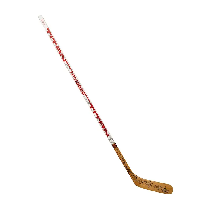 1984-85 Edmonton Oilers Stanley Cup Champs Signed Wayne Gretzky Game Stick JSA