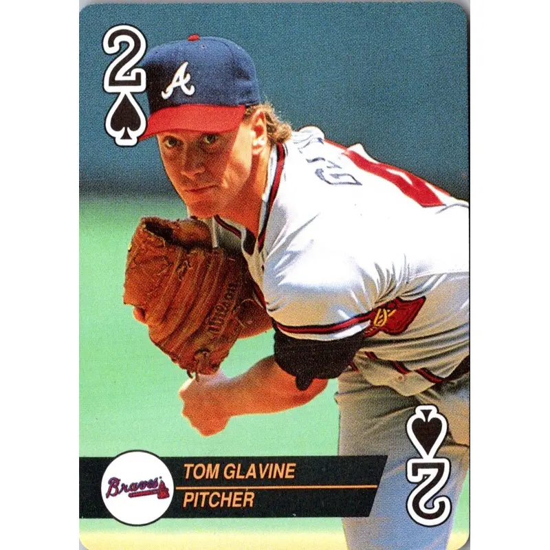 1993 Bicycle Aces Tom Glavine #2S