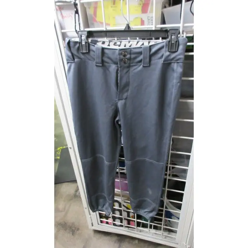 Used Demarini Grey Elastic Bottom Pants Adult Size Small