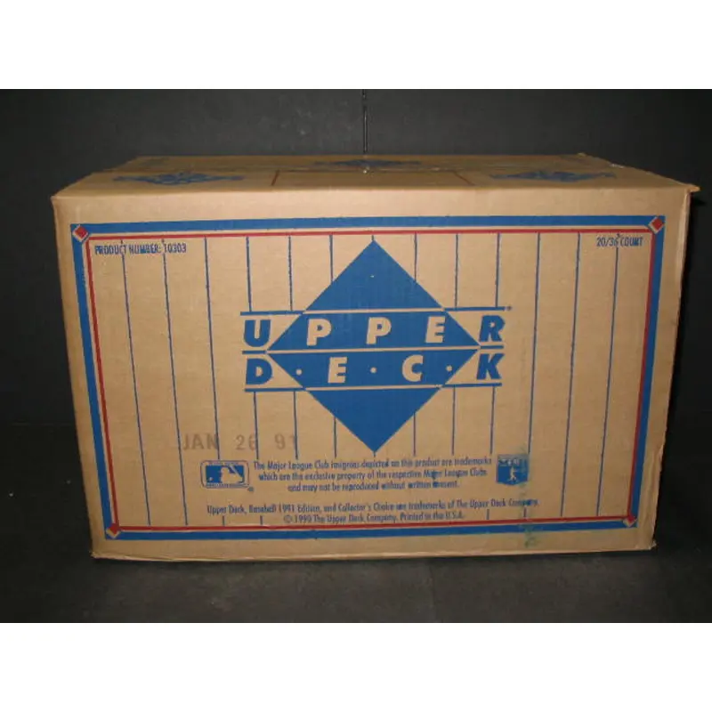 1991 Upper Deck Baseball Low Series Case (20 Box) (10303L)