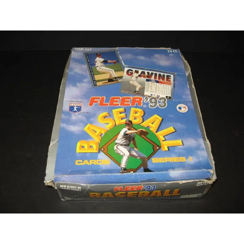 1993 Fleer Baseball Series 1 Rack Box