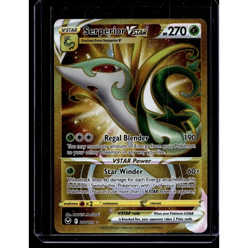 2022 Pokemon - Sword & Shield - Silver Tempest - Secret - Serperior VSTAR #210