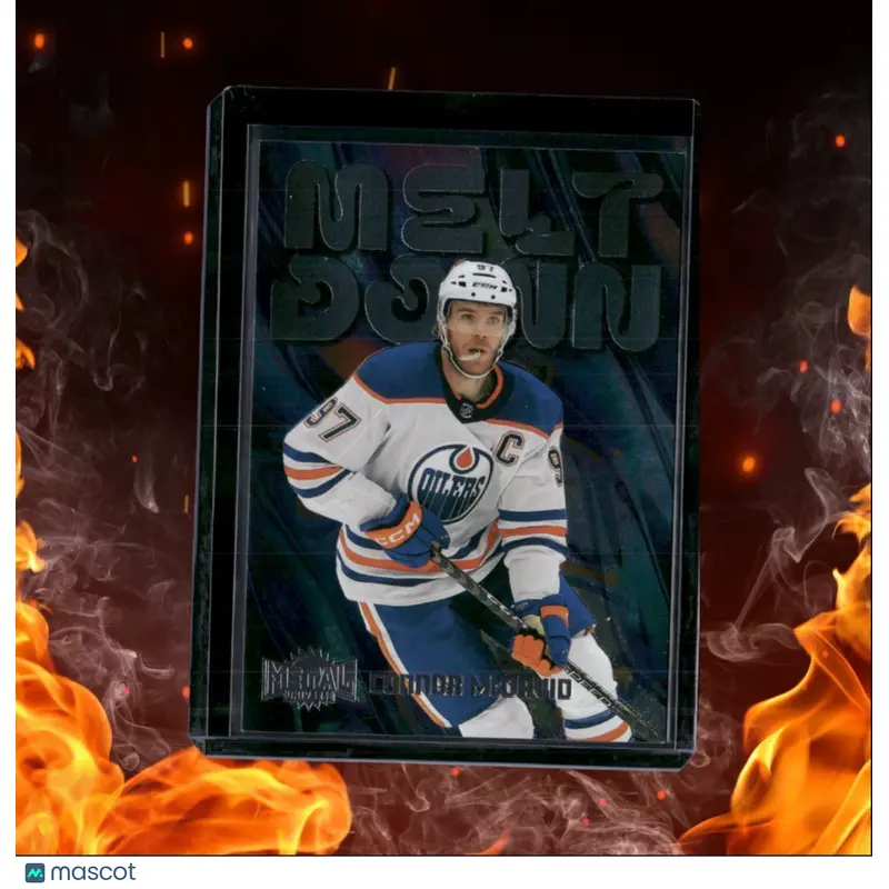 2023-24 SkyBox Metal Universe Connor McDavid Meltdown #M25