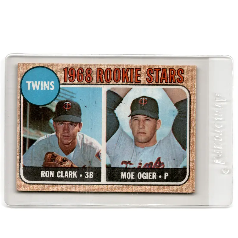 1968 Topps Ron Clark/Moe Ogier #589 Rookie EX