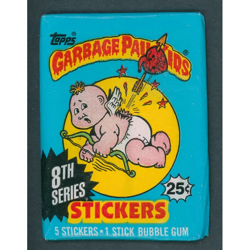 1987 Topps Garbage Pail Kids Series 8 Unopened Wax Pack (w/ price)