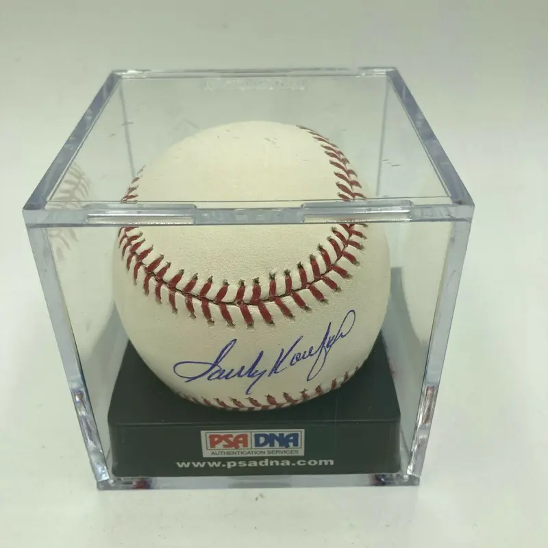Sandy Koufax Signed Major League Baseball PSA DNA Graded GEM MINT 10