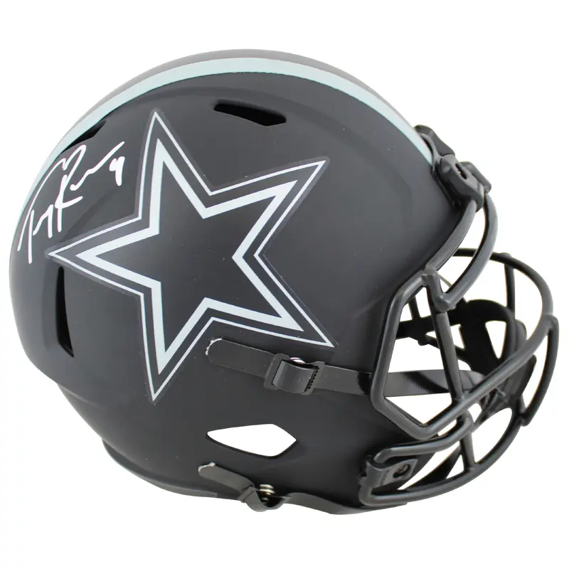 Cowboys Tony Romo Signed Eclipse Full Size Speed Rep Helmet BAS Witnessed