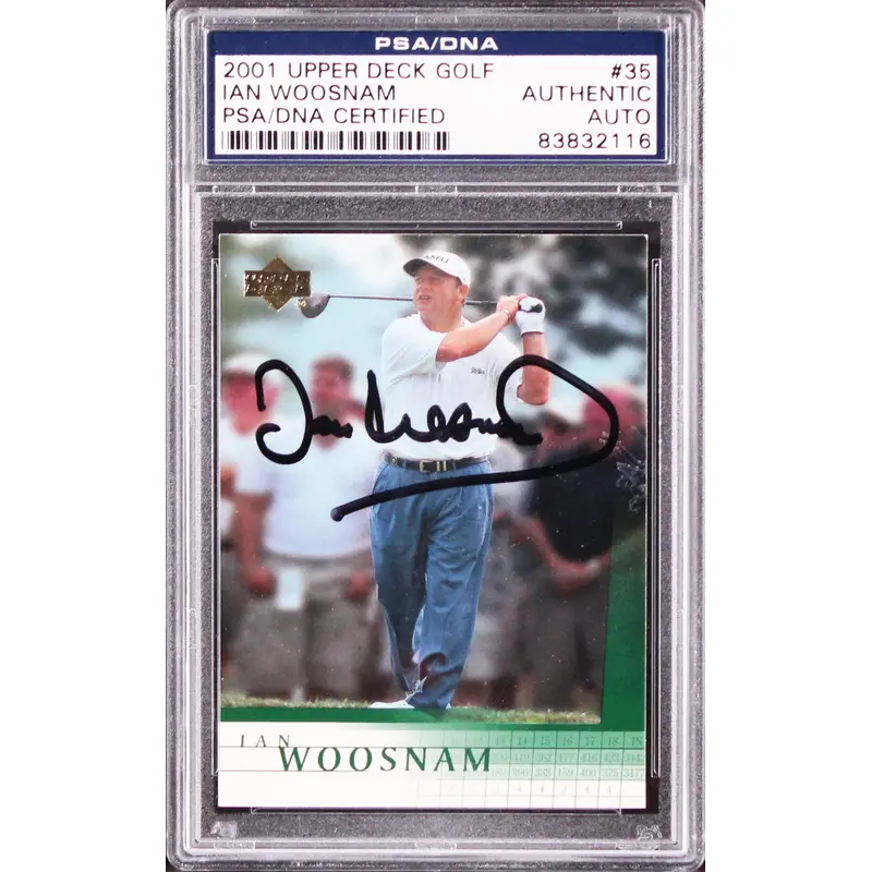 Ian Woosnam Authentic Signed 2001 Upper Deck Golf #35 Card PSA/DNA Slabbed