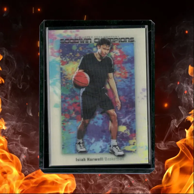 2024-25 Upper Deck Goodwin Champions Isiah Harwell Splash of Color Lenticular