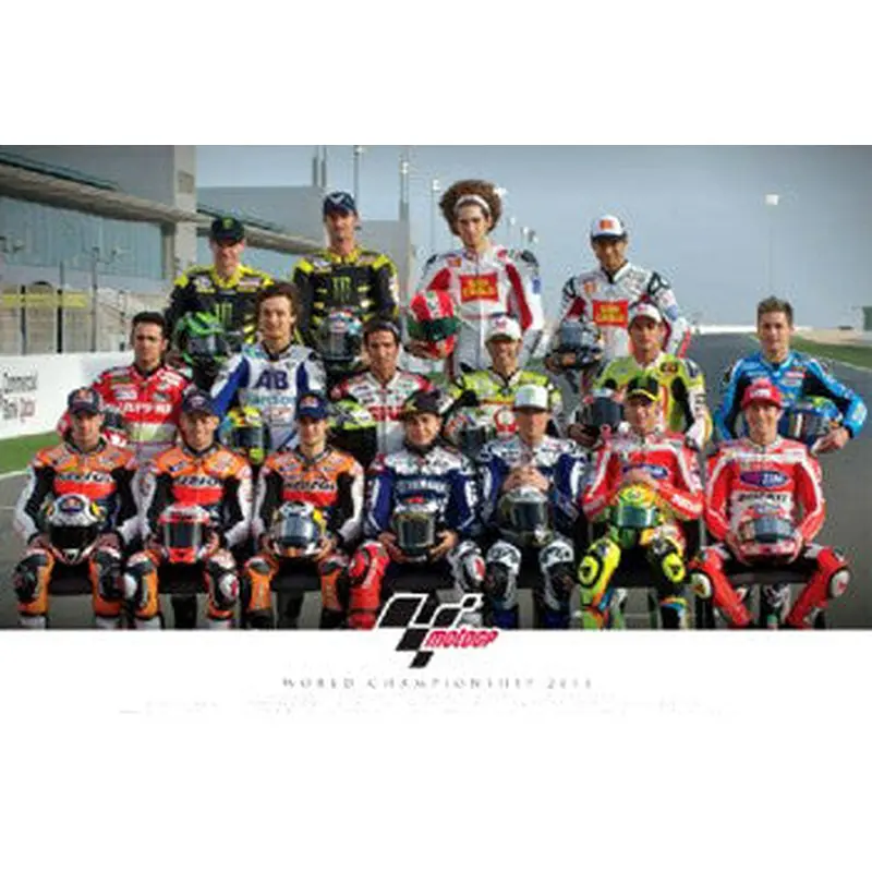 MotoGP Circuit Motorcycle Racing Drivers Official Poster (2011) - Pyramid International