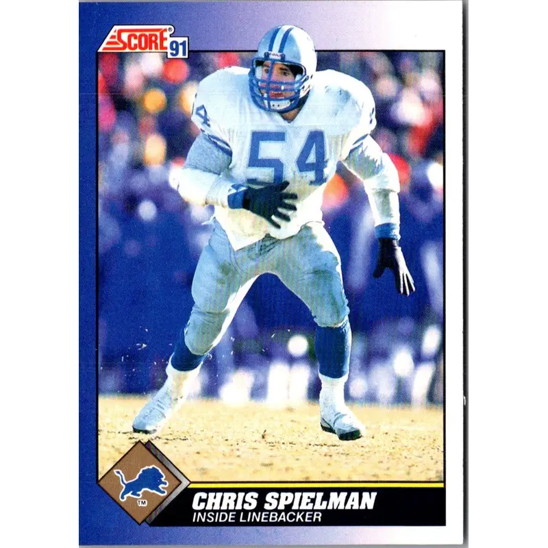 1991 Score Chris Spielman #9
