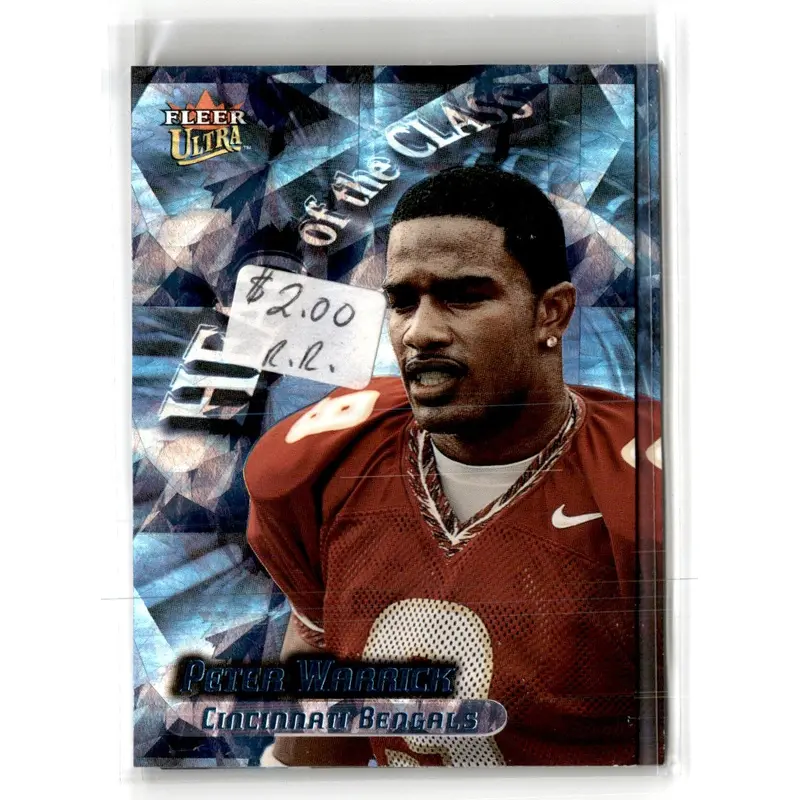 2000 Fleer Showcase Rookie Firsts Peter Warrick #1