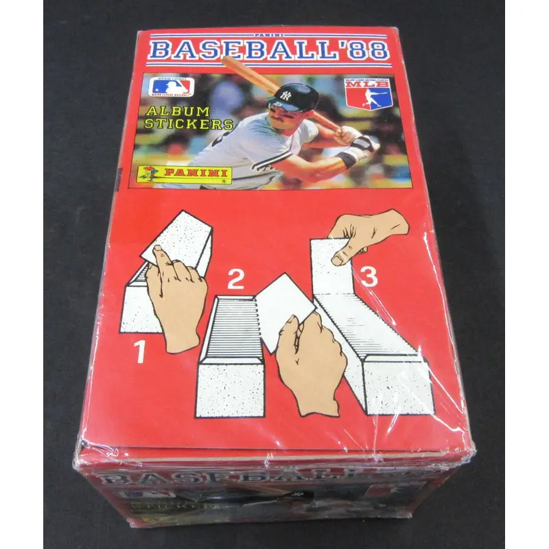 1988 Panini Baseball Album Sticker Box