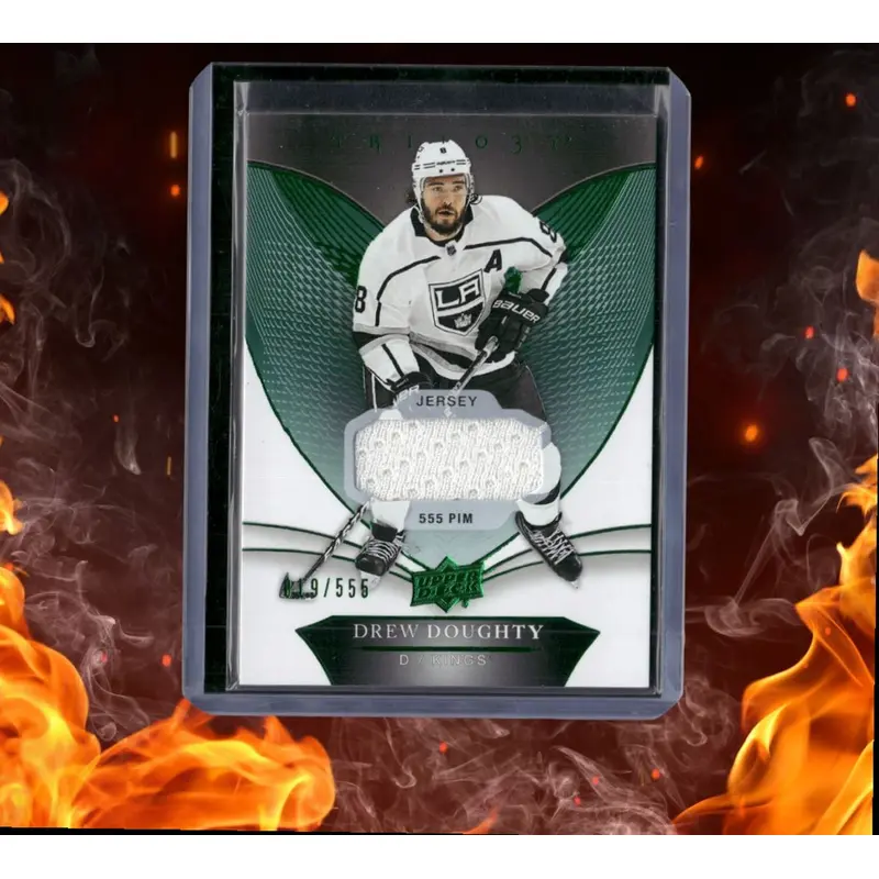 2018-19 Upper Deck Trilogy Drew Doughty Green Jersey 556 PIM 019/556 #19
