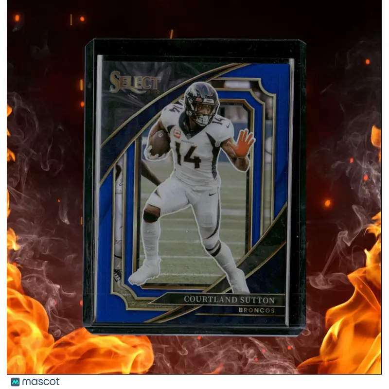 2022 Panini Select Courtland Sutton Blue Prizm Suite Level 02/99 #367