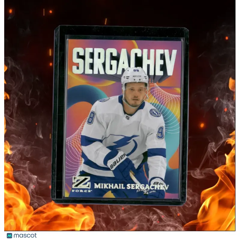 2023-24 SkyBox Metal Universe Mikhail Sergachev Z-Force Rave 360/399 #11