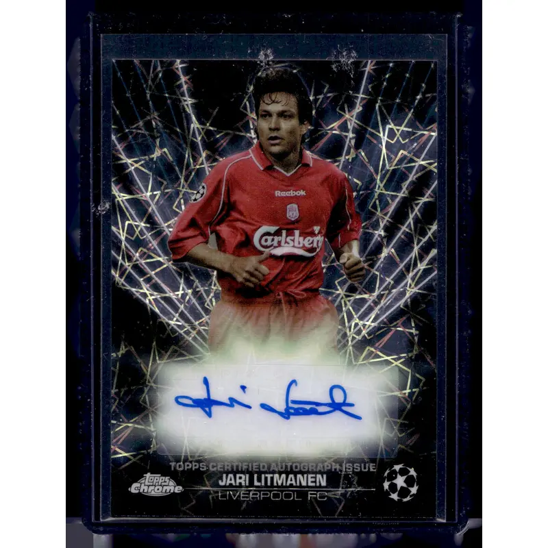 2023-24 Topps Chrome Velocity Autograph - Jari Litmanen #BLA-JL