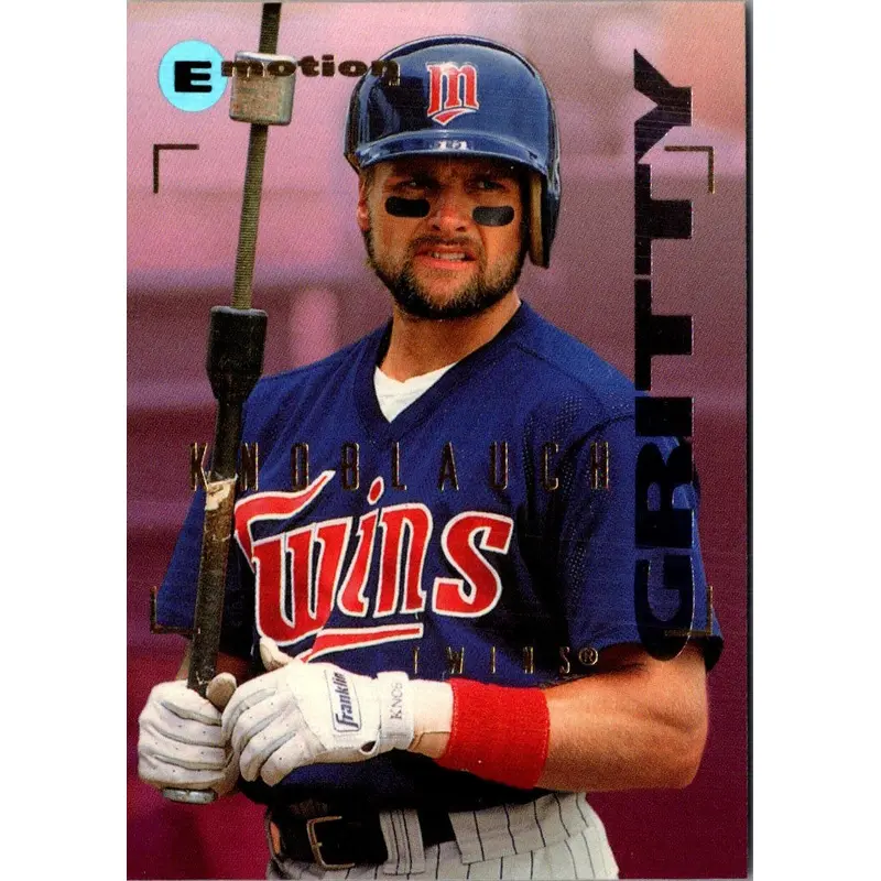1995 SkyBox E-Motion Chuck Knoblauch #57