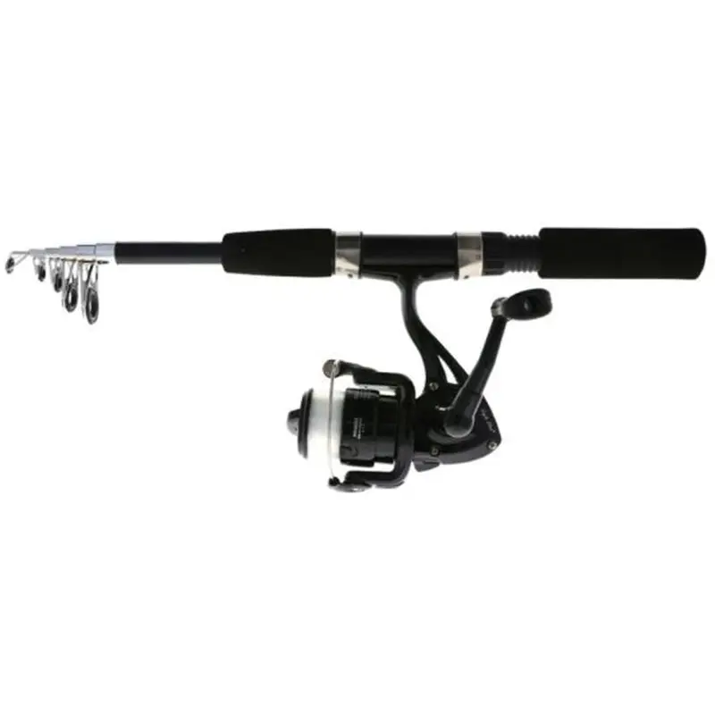New Eagle Claw Pack-It Spin Glass Telescopic 5'6" Fishing Pole & Reel Combo