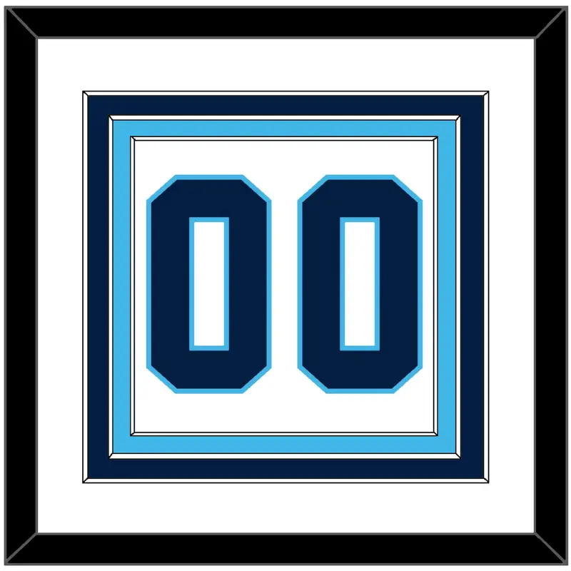 Pittsburgh Number (Back) - Road White (1968-1970) - Triple Mat 1