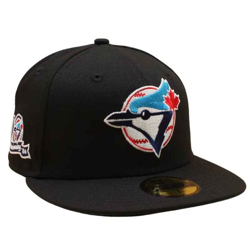 Toronto Blue Jays Cooperstown 59Fifty Fitted 10th Anniversary - Black/Teal
