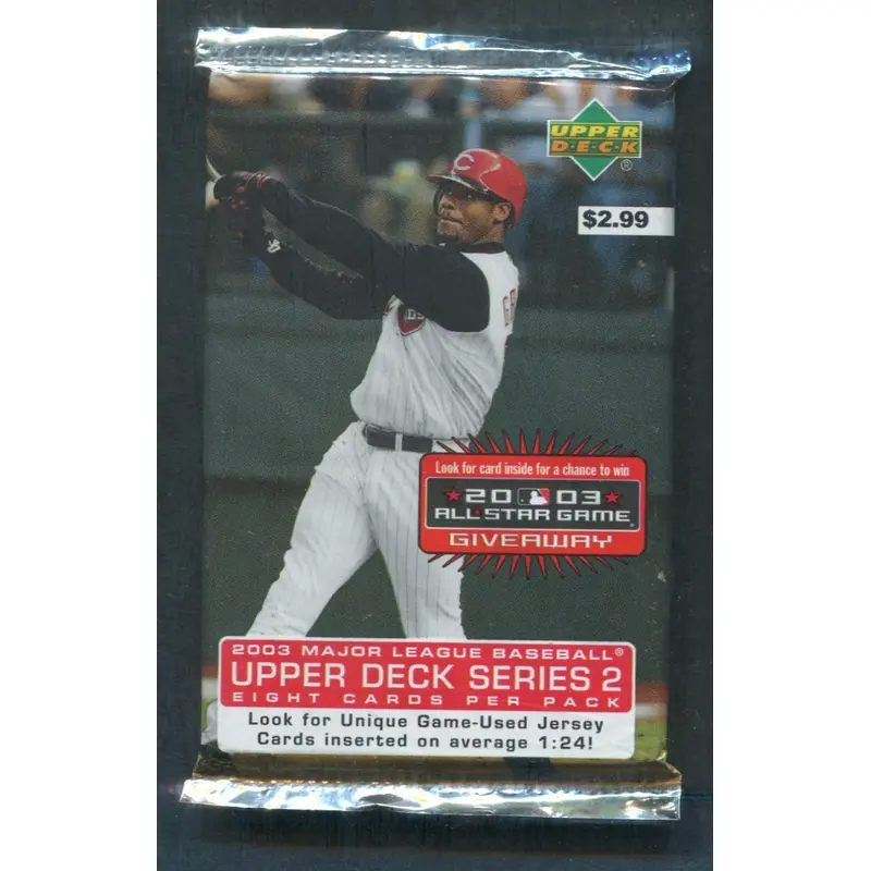 2003 Upper Deck Baseball Unopened Series 2 Pack (Pre-Priced) (8)
