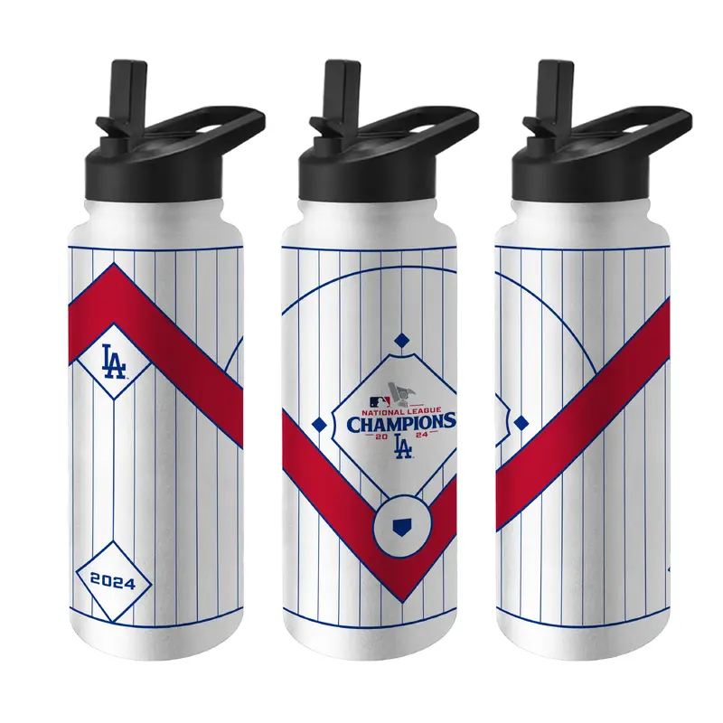 LA Dodgers 2024 National League Champs 34oz Quencher Bottle