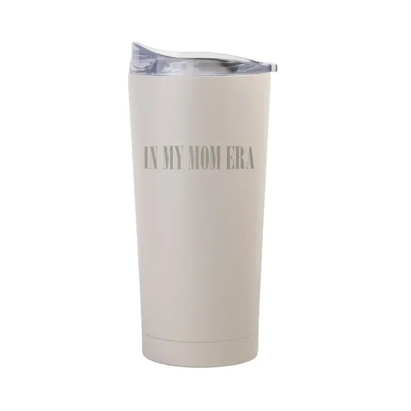 Mothers Day In My Mom Era Sand 20oz Powder Coat Tumbler