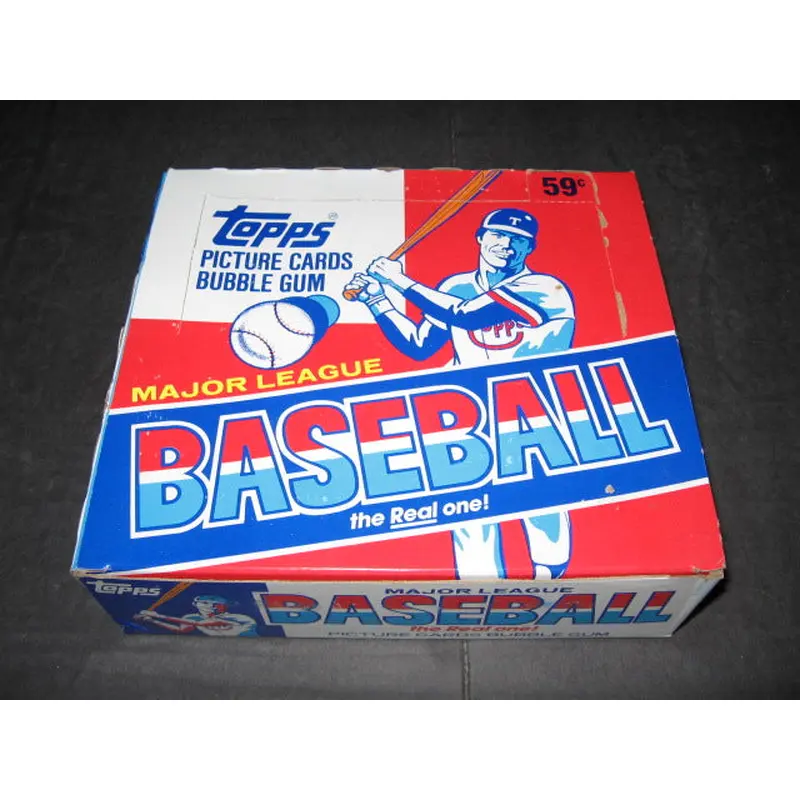 1986 Topps Baseball Unopened Cello Box