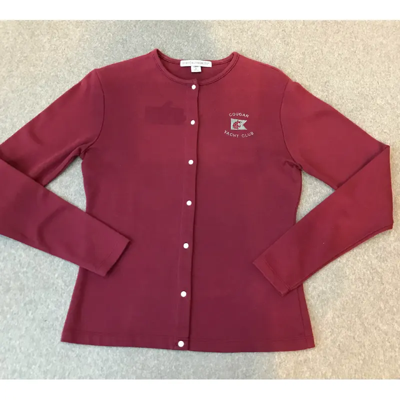 Women's Cougar Yacht Club Button Down Sweater