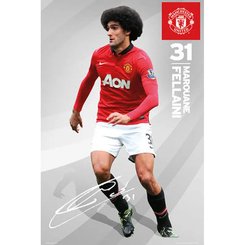 Marouane Fellaini "Signature" Manchester United FC Poster - GB Eye (UK)