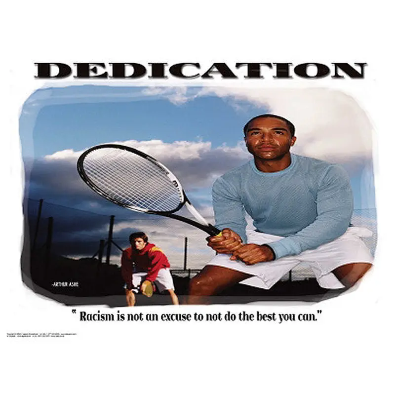 Tennis "Dedication" (No Excuses) Motivational Inspirational Poster - Jaguar Inc.