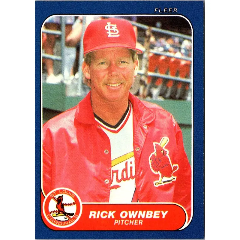 1986 Fleer Update Rick Ownbey #U-85