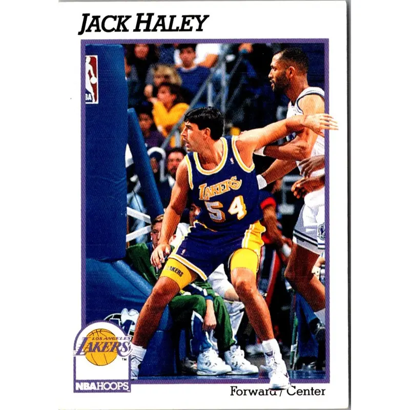 1991 Hoops Taco Bell Los Angeles Lakers Jack Haley #NNO