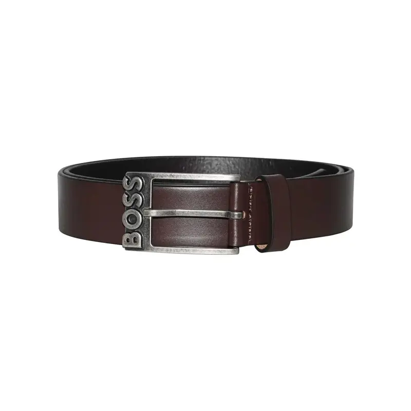 HUGO BOSS MENS BELT DARK BROWN SIMO-R , 50481051202