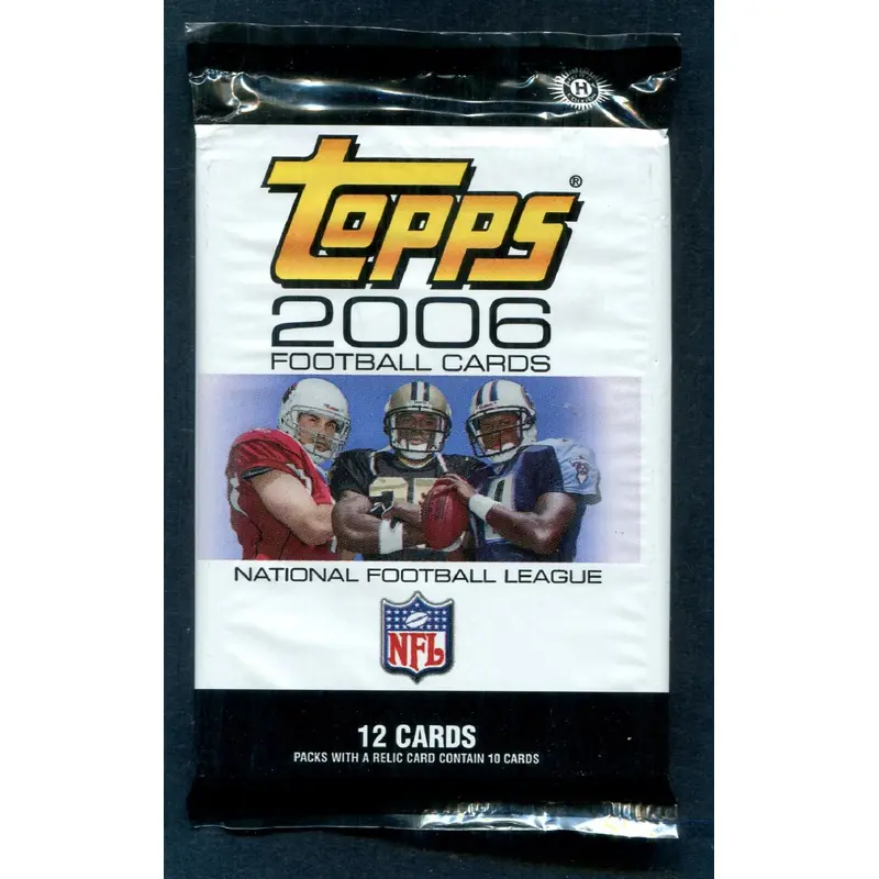 2006 Topps Football Unopened Pack (Hobby) (12)