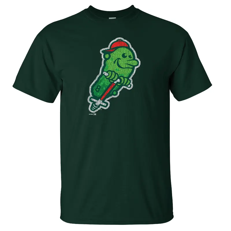 Hartford Yard Goats Adult Bouncing Pickles Primary Logo Tee