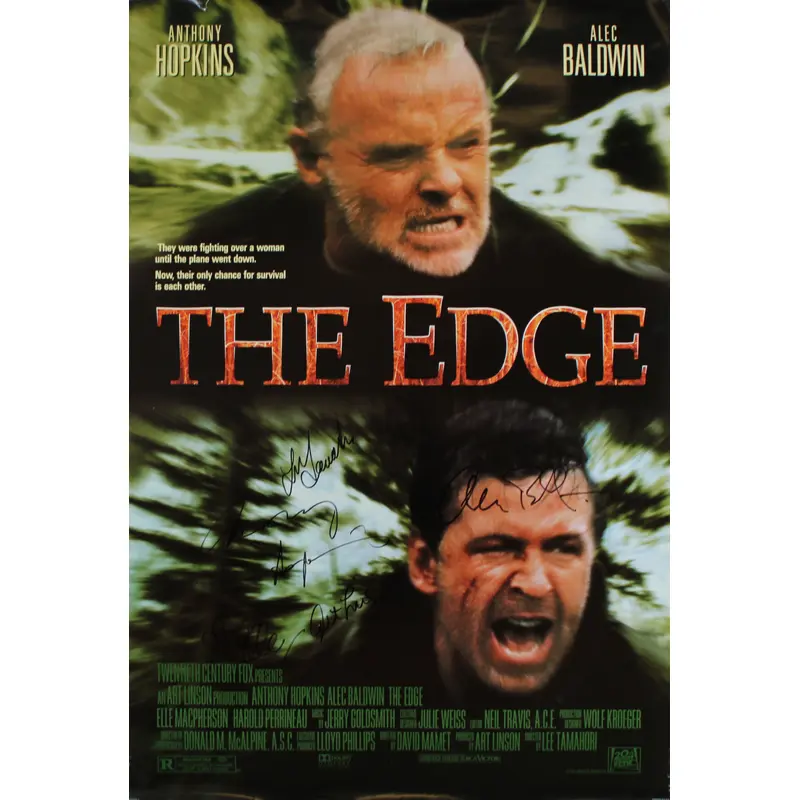The Edge (5) Hopkins, Baldwin, Macpherson, +2 Signed 27x40 Poster BAS #AE33975