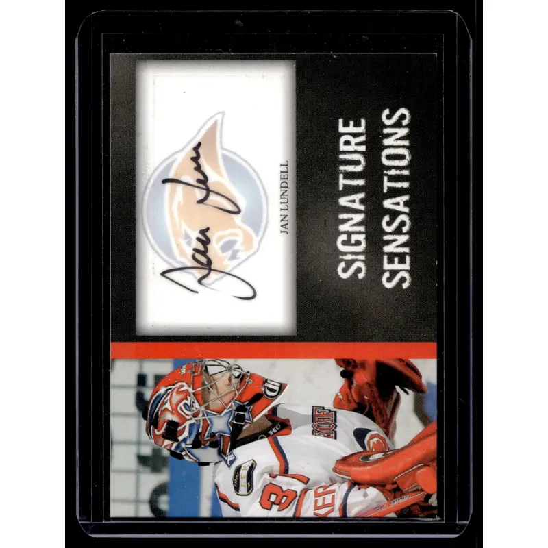 2007-08 Cardset Signature Sensations - Jan Lundell /85