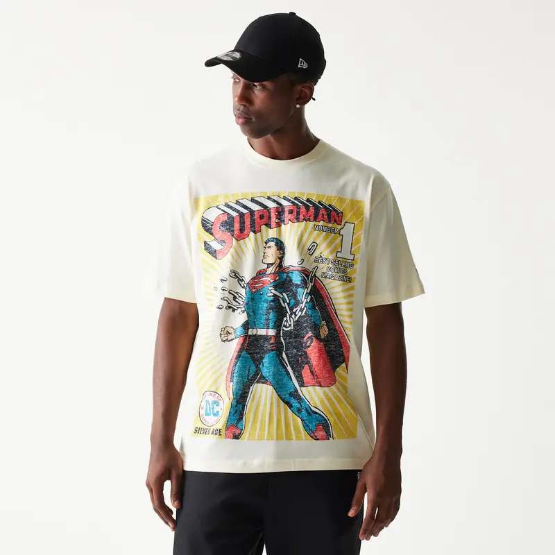 New Era - DC Anniversary - SUPERMAN - T-Shirt - Off White